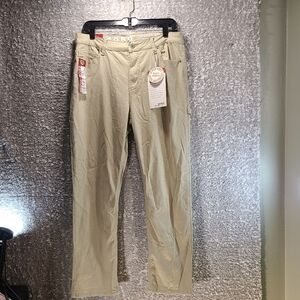 S.O.N.G Cream Carpenter Jeans Rayon Jegging Denim‎ Size 13/31 Khaki NWT